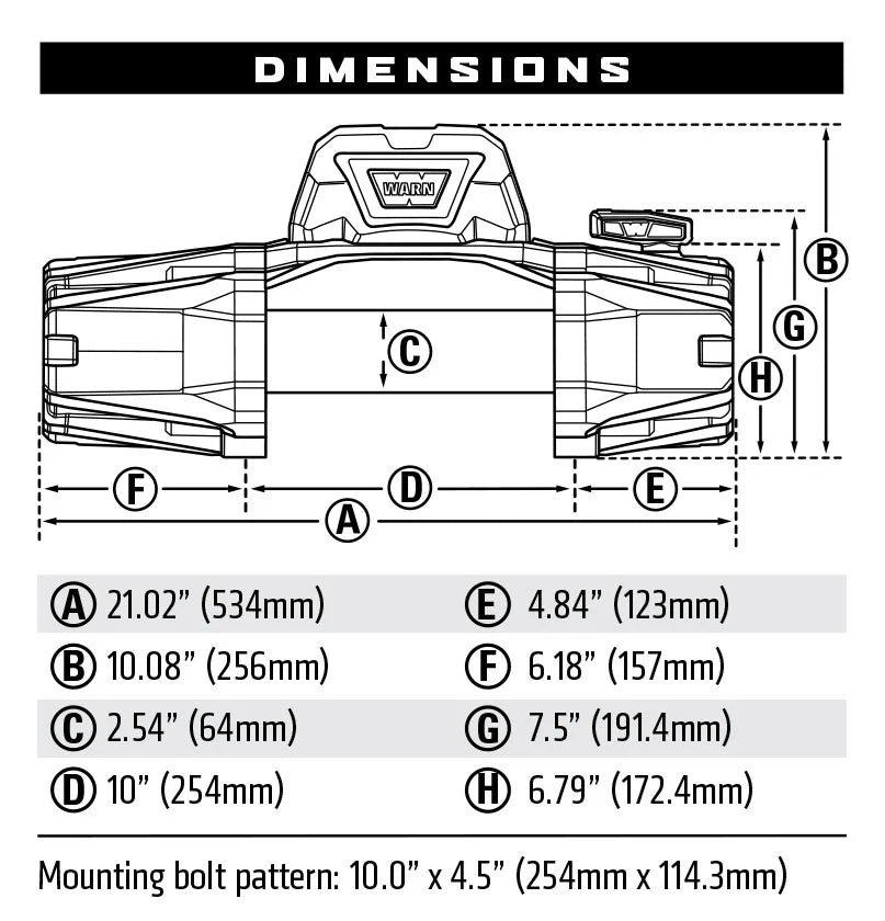 WARN VR EVO 10-S WINCH