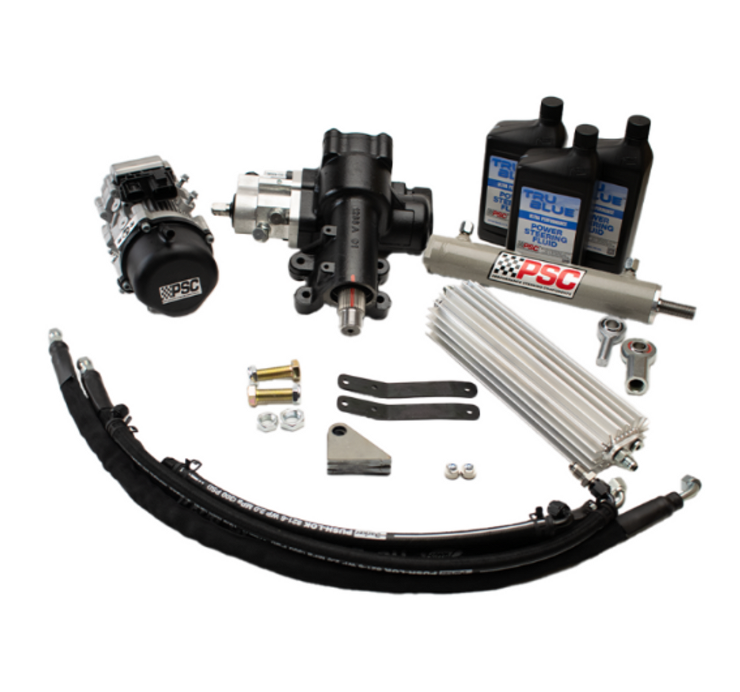 PSC Cylinder Assist EHPS Steering Kit | Rubicon 392 | with 6.75" Axle Stroke | No Clamp (Wrangler JL 2021+) - SK691RPK3-8.0W-NC