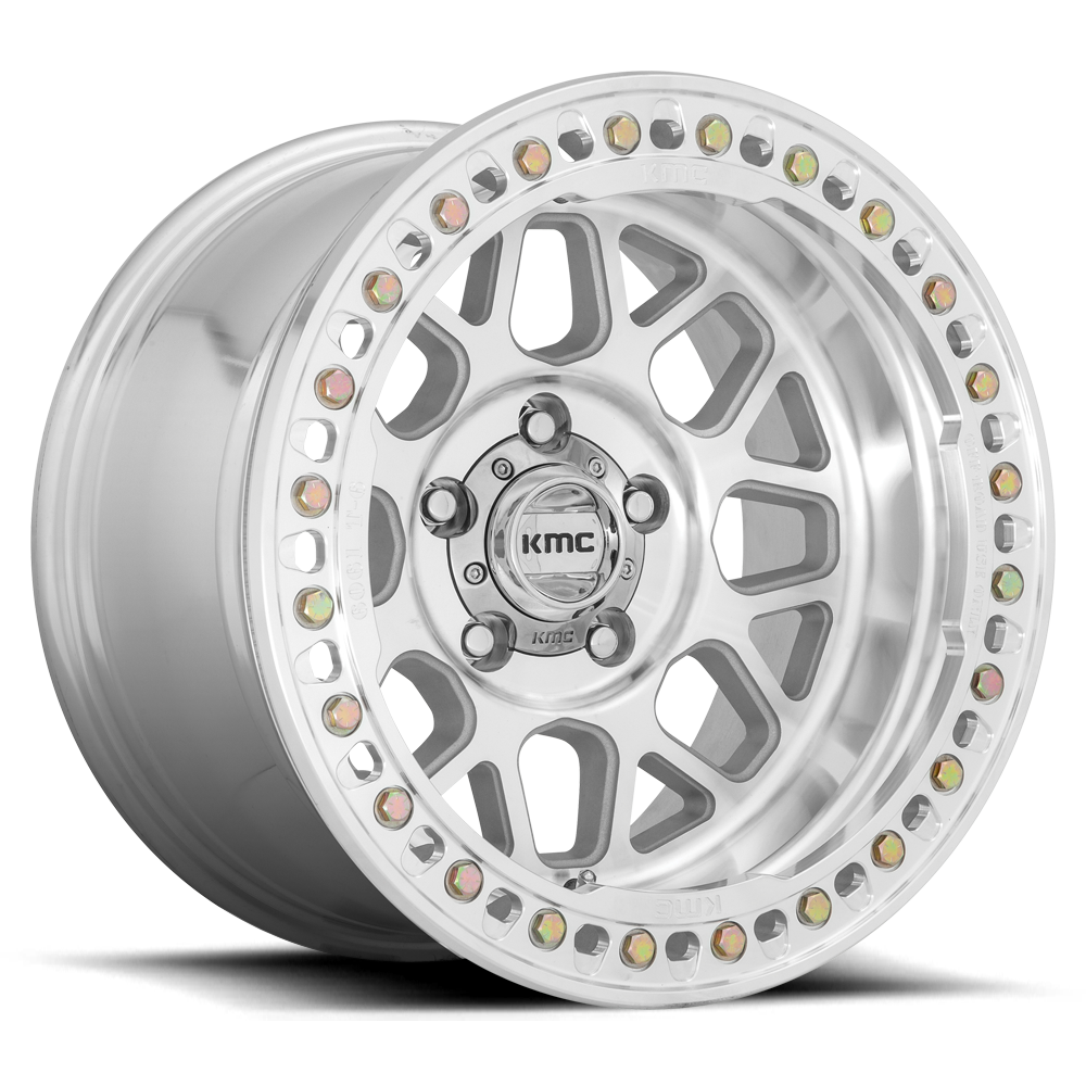 KMC | 17" GRENADE CRAWL BEADLOCK (4 WHEELS )| 5 LUG FRONT AND REAR | JEEP JL WRANGLER STOCK AXLES